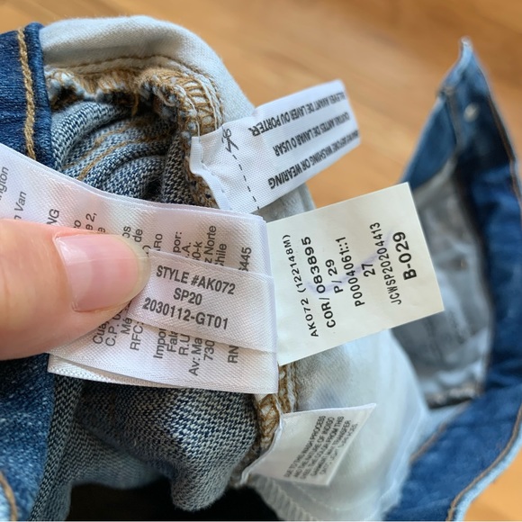 J. Crew Billie Jeans Demi Boot Crop Raw Hem High Rise Stretch Denim Straight 27 - Picture 10 of 11